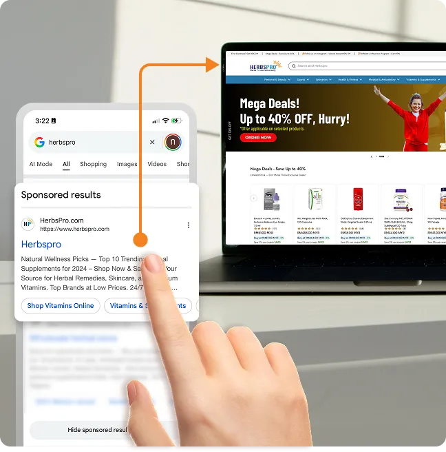 Search Ads Example